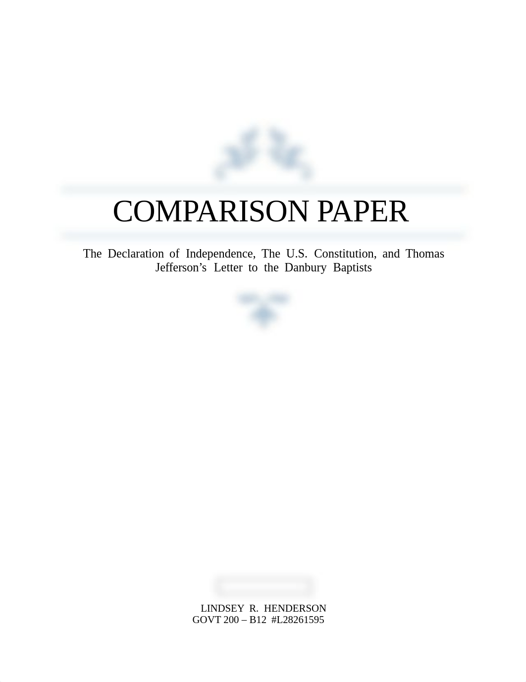 Comparison Paper - GOVT 200 - Lindsey Henderson.docx_d5lpo172ho4_page1