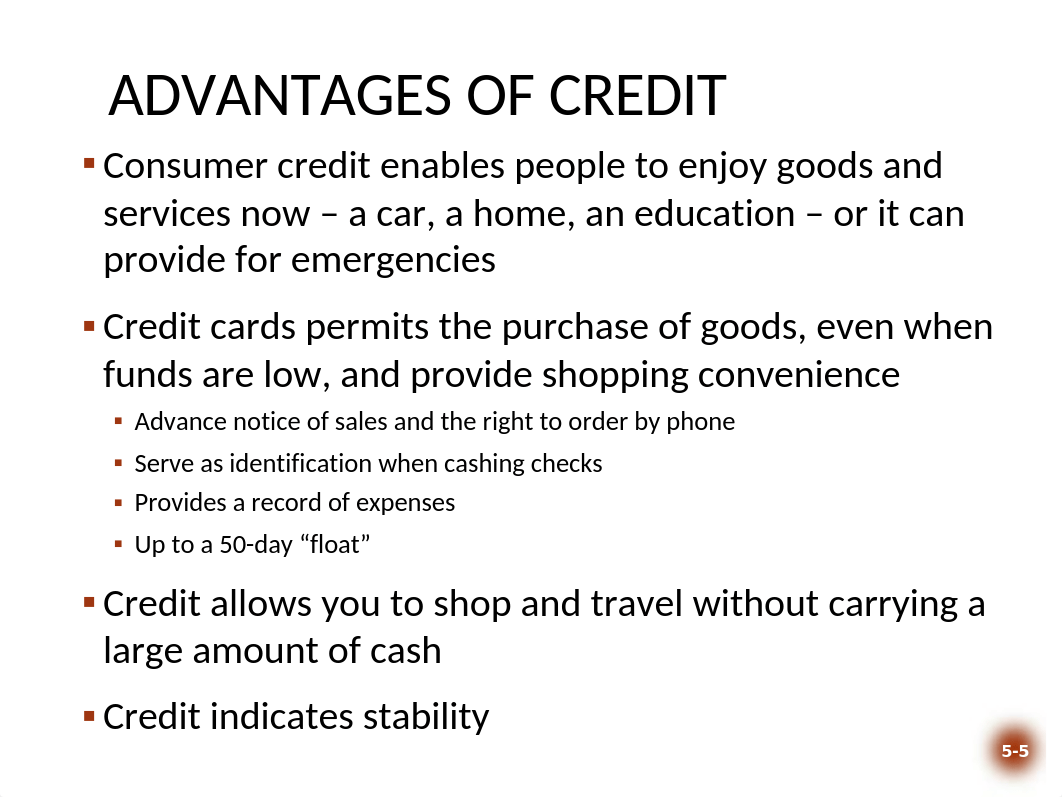 5 - Consumer Credit- Advantages, Disadvantages, Sources, and Costs  .pptx_d5lwcduushb_page5