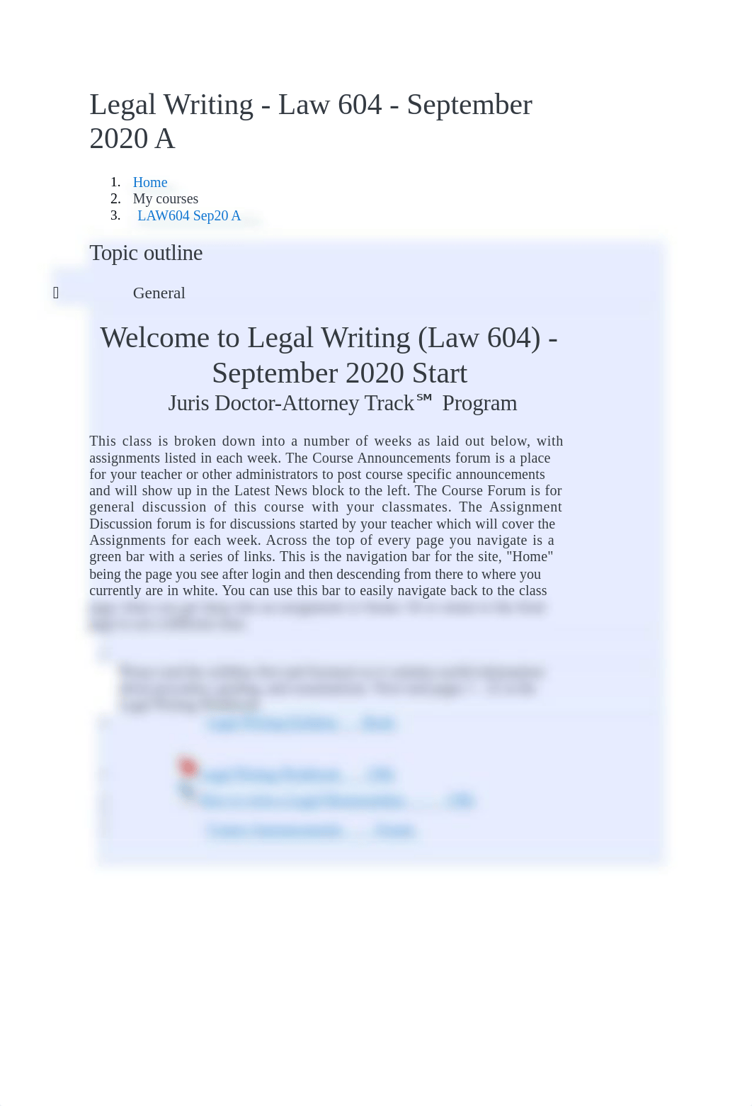 SCHEDULE Legal Writing - Law 604 -September 2020 A.docx_d5lxcub3xx8_page1