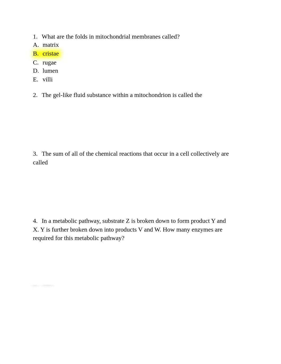 Humans in the Biological World _ Chapter 3_ Cell Contents _ 50 Multiple Choice.pdf_d5m3627y0nw_page1