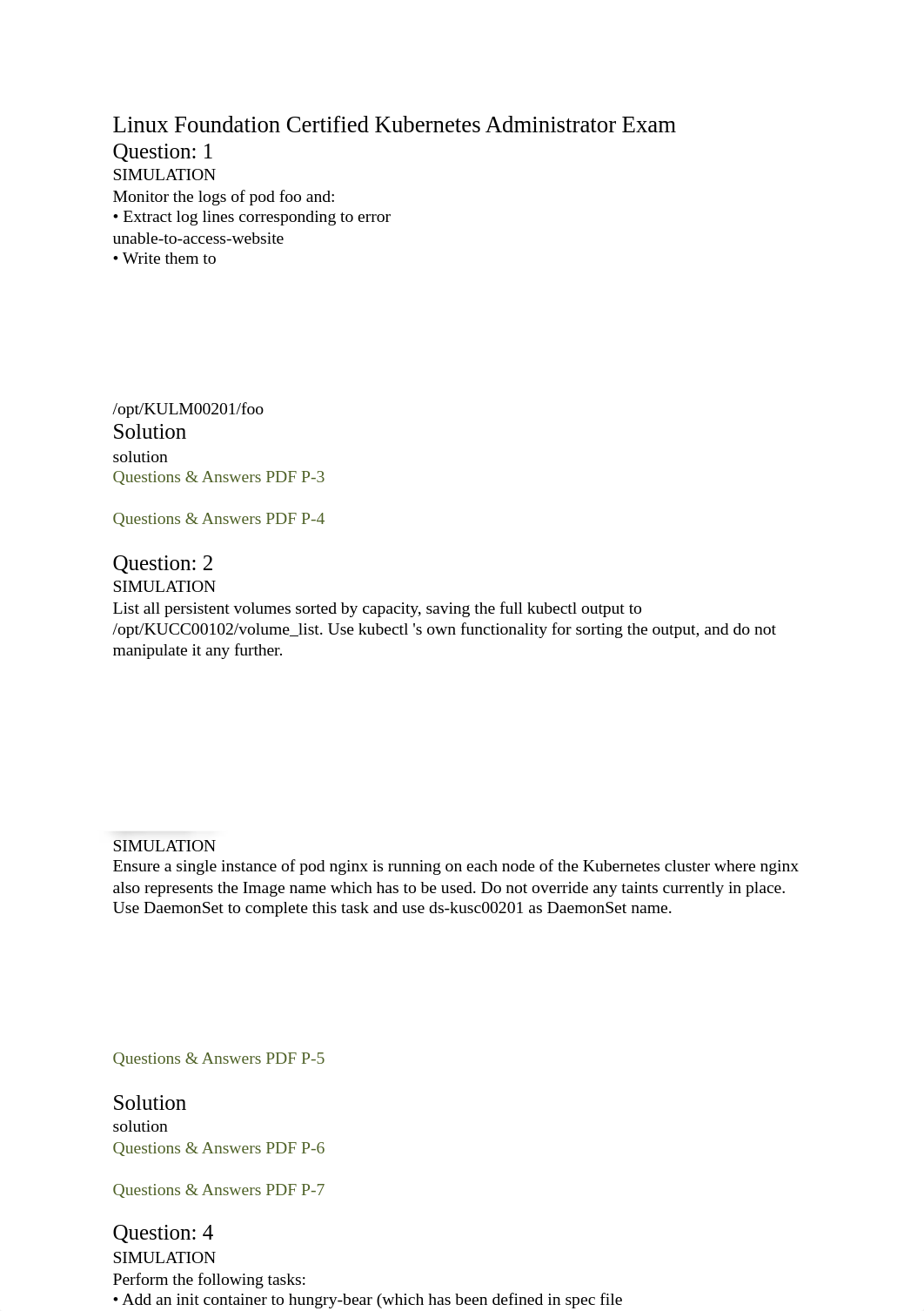 Quick_Pass_Linux Foundation Certified Kubernetes Administrator Exam.docx_d5m5flrsig9_page1