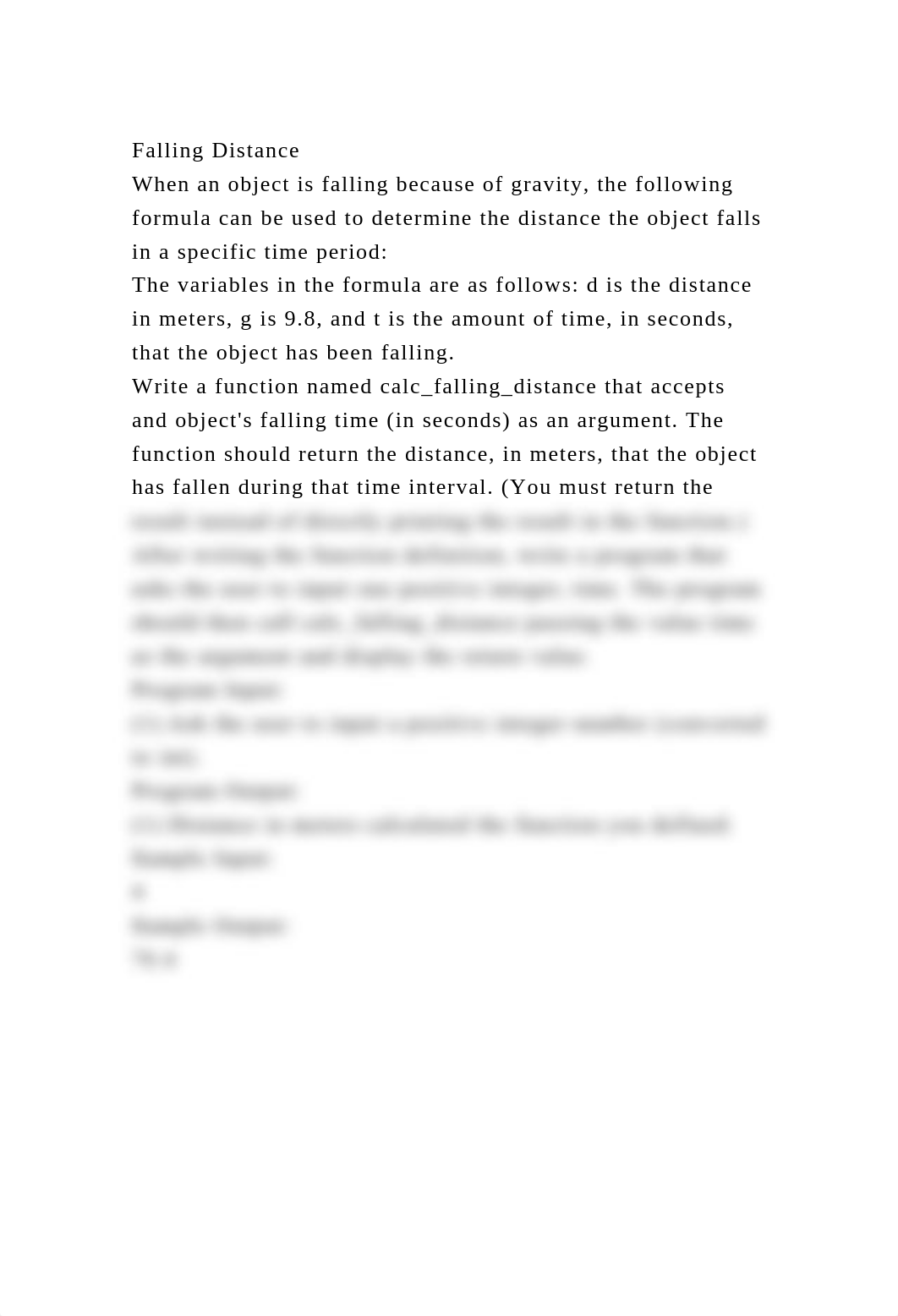 Falling DistanceWhen an object is falling because of gravity, the .docx_d5m6nko5xze_page2