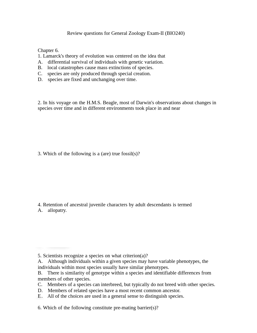 Review questions for GZ EXAM II(spring2022) - Tagged.pdf_d5m9q341aae_page1