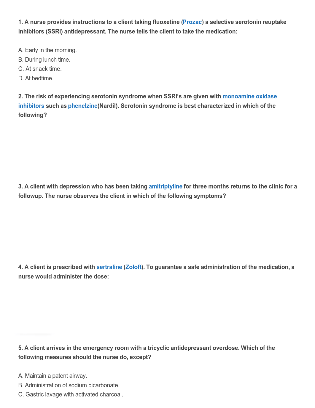 Psychiatric Medications NCLEX Practice Quiz (20 items) - Nurseslabs_d5mcdtv5tij_page1