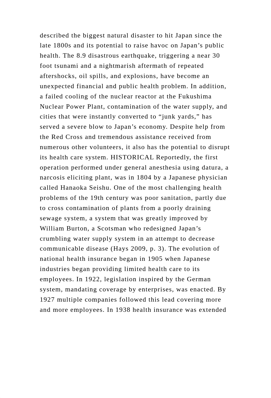 INTRODUCTION In 2005 the population of Japan was 128 million. The .docx_d5mh2tvi2x3_page3