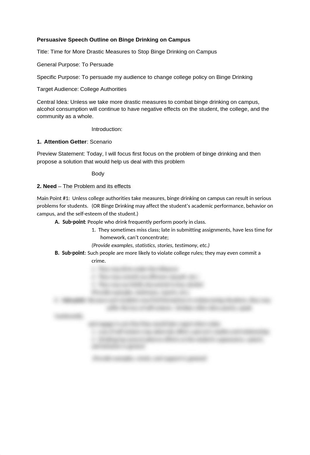 COM 181 Persuasive Speech Outline on Binge Drinking on Campus (1).docx_d5mrcjx0ggm_page1