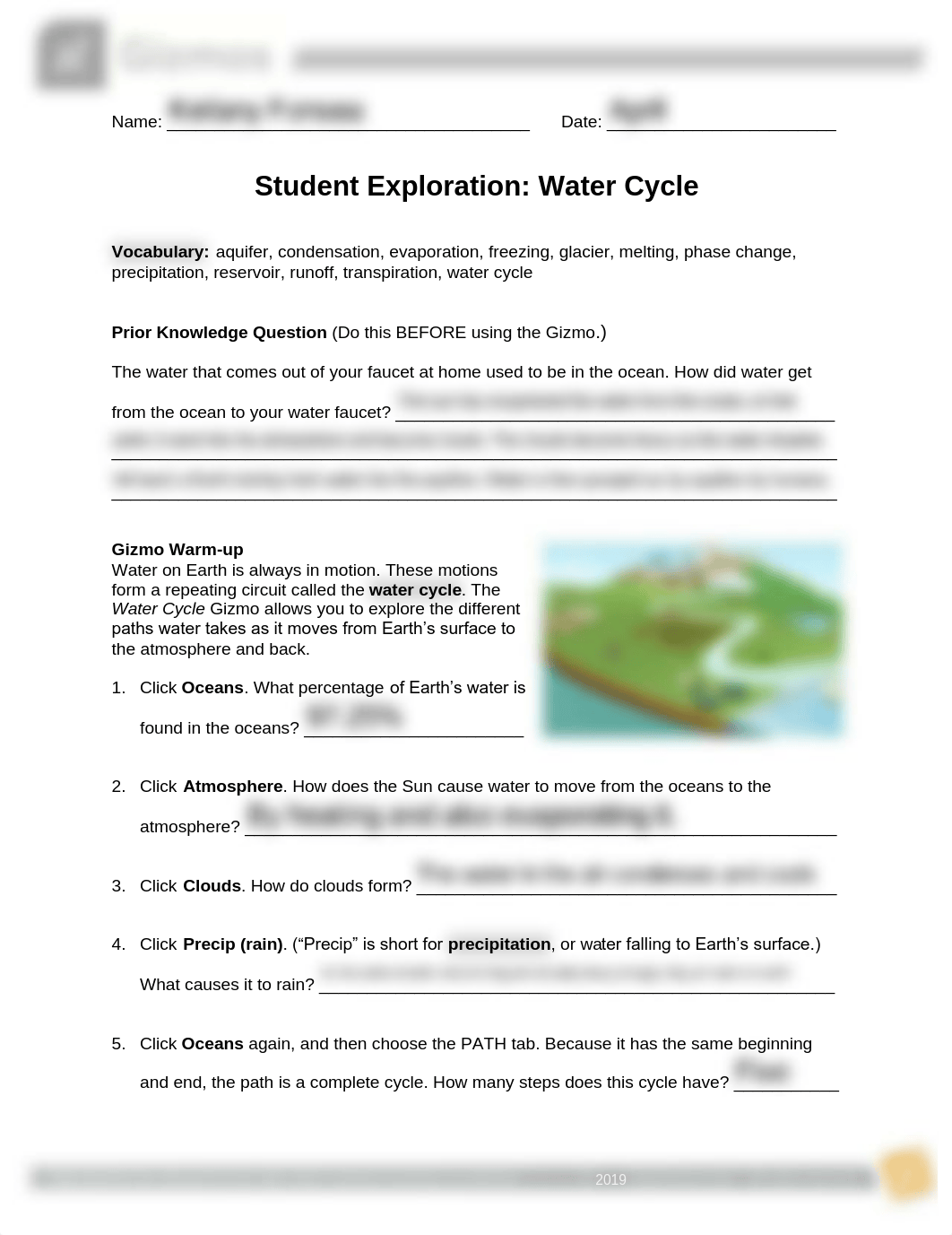 Student Exploration Water Cycle.pdf_d5n4chab5j2_page1