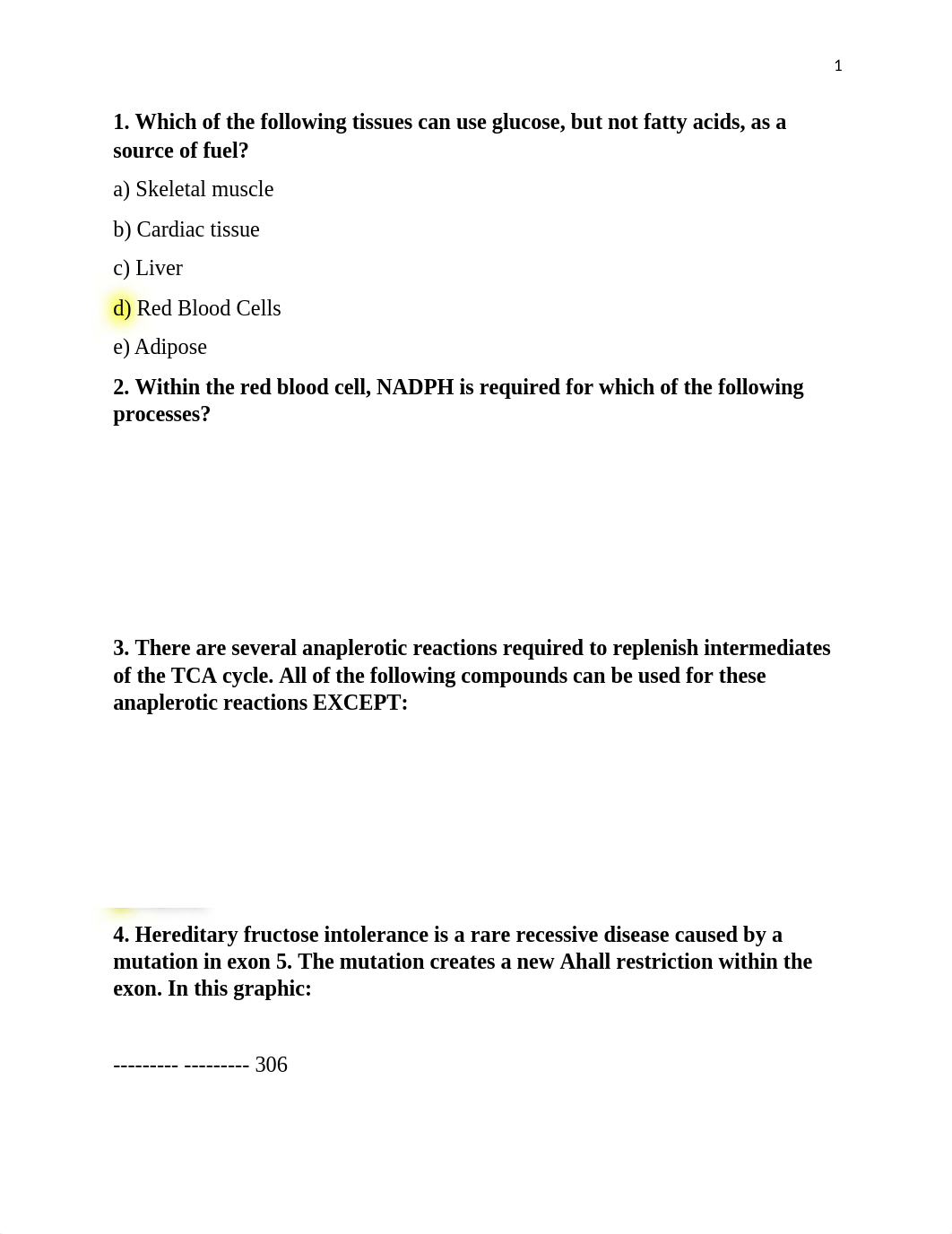 UNE BIOCHEM UNIT 2 TXTBK AND UNIT REVIEW QUESTIONS AND ACTUAL UNIT 2 EXAM.docx_d5n68ys4zw6_page1