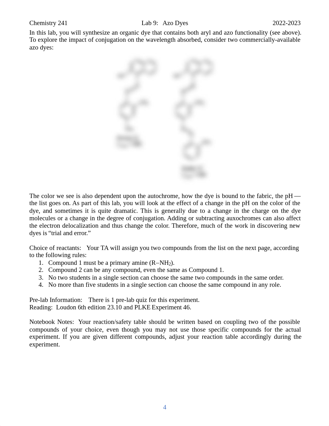 Chem 241 Lab Manual - Lab 9 - Azo Dye Synthesis.pdf_d5n9vn7z2ej_page4