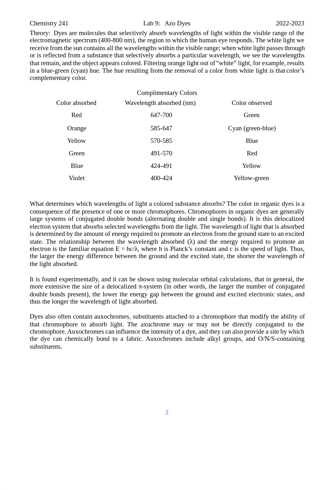 Chem 241 Lab Manual - Lab 9 - Azo Dye Synthesis.pdf_d5n9vn7z2ej_page3