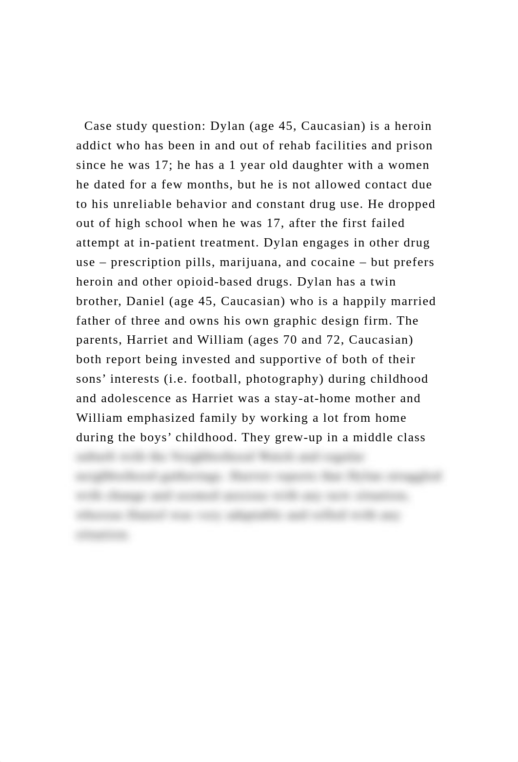 Case study question Dylan (age 45, Caucasian) is a heroin addi.docx_d5nfn4645r8_page2