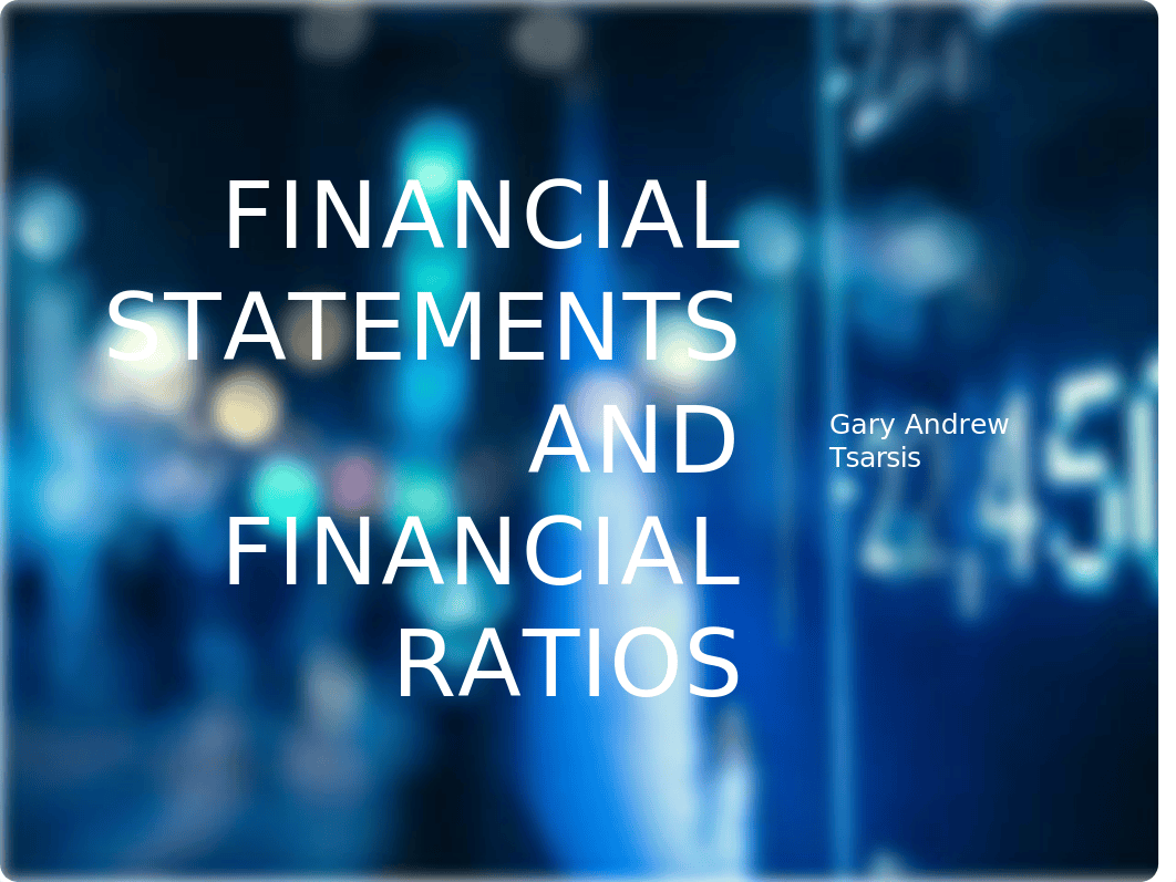 WFU PRIN Week 15 Financial Statements and Ratios with examples Spring 2020 Tsarsis.pptx_d5nfxxz898w_page1