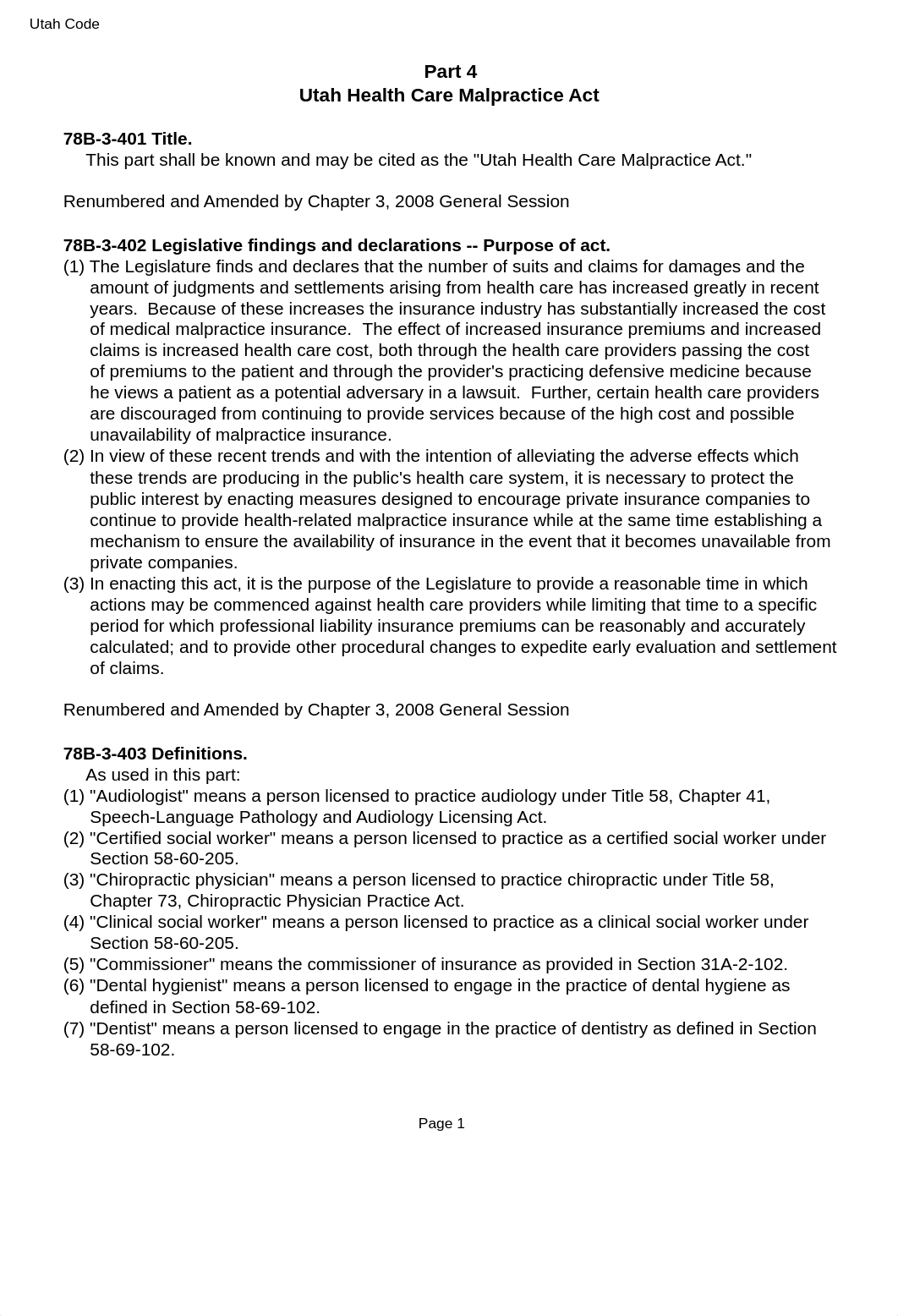 Utah Health Care Malpractice Act.pdf_d5nh2pw7uyf_page1