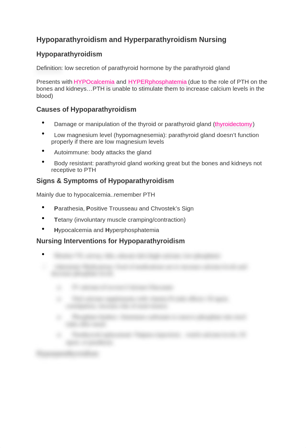 Hypoparathyroidism VS Hyperparathyroidism-notes.docx_d5nl77izkno_page1