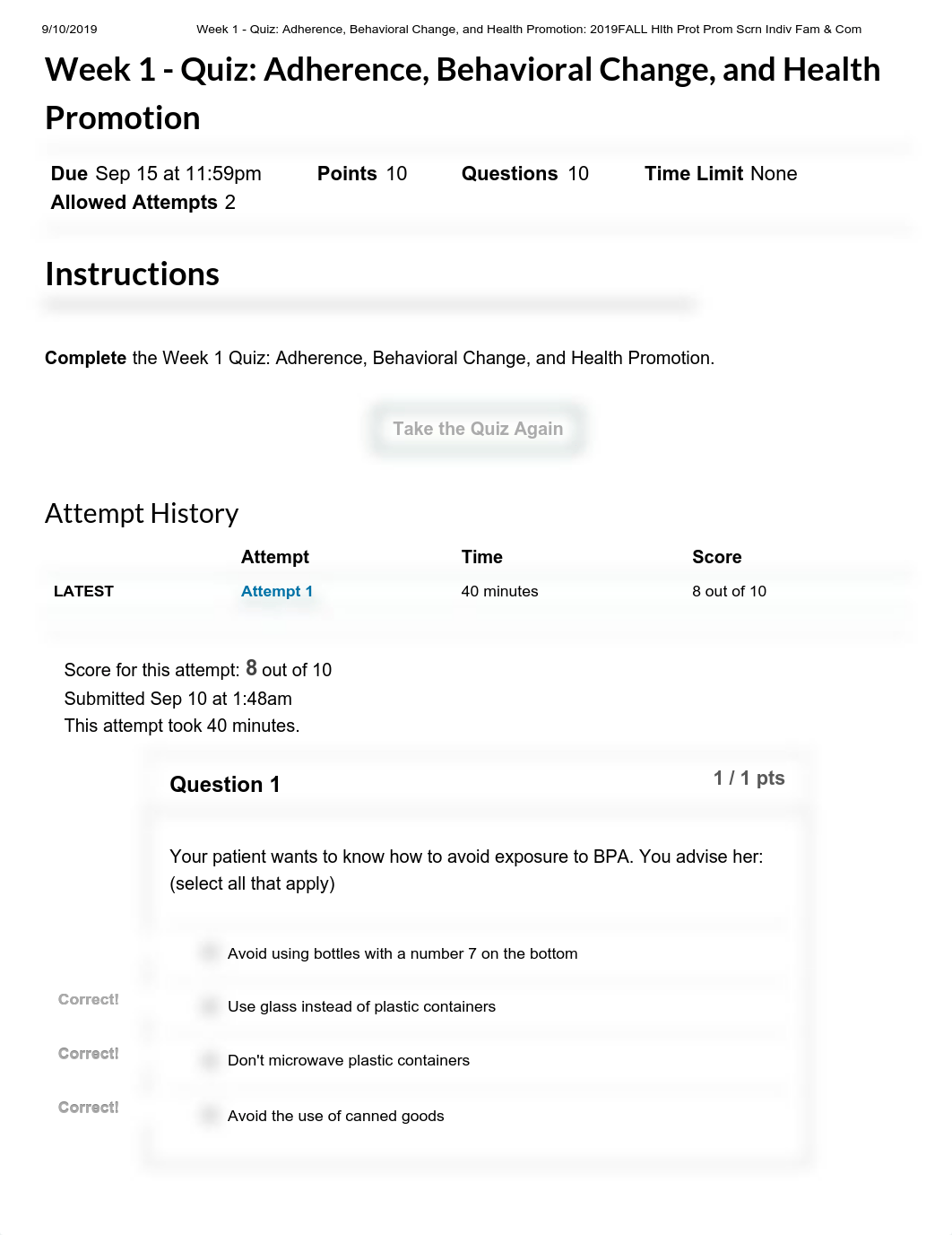 Quiz_ Week 1 - Quiz_ Adherence, Behavioral Change, and Health Promotion.pdf_d5nskv2uh2l_page1