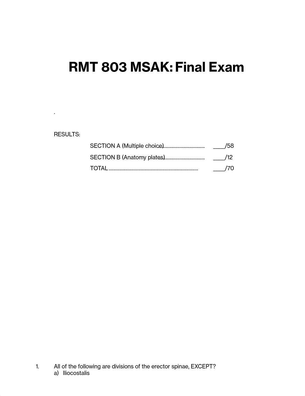 RMT 803 - MSAK Consolidation - Final Exam - ANSWER KEY - Revised January 2015_d5nxp2rt1u8_page1