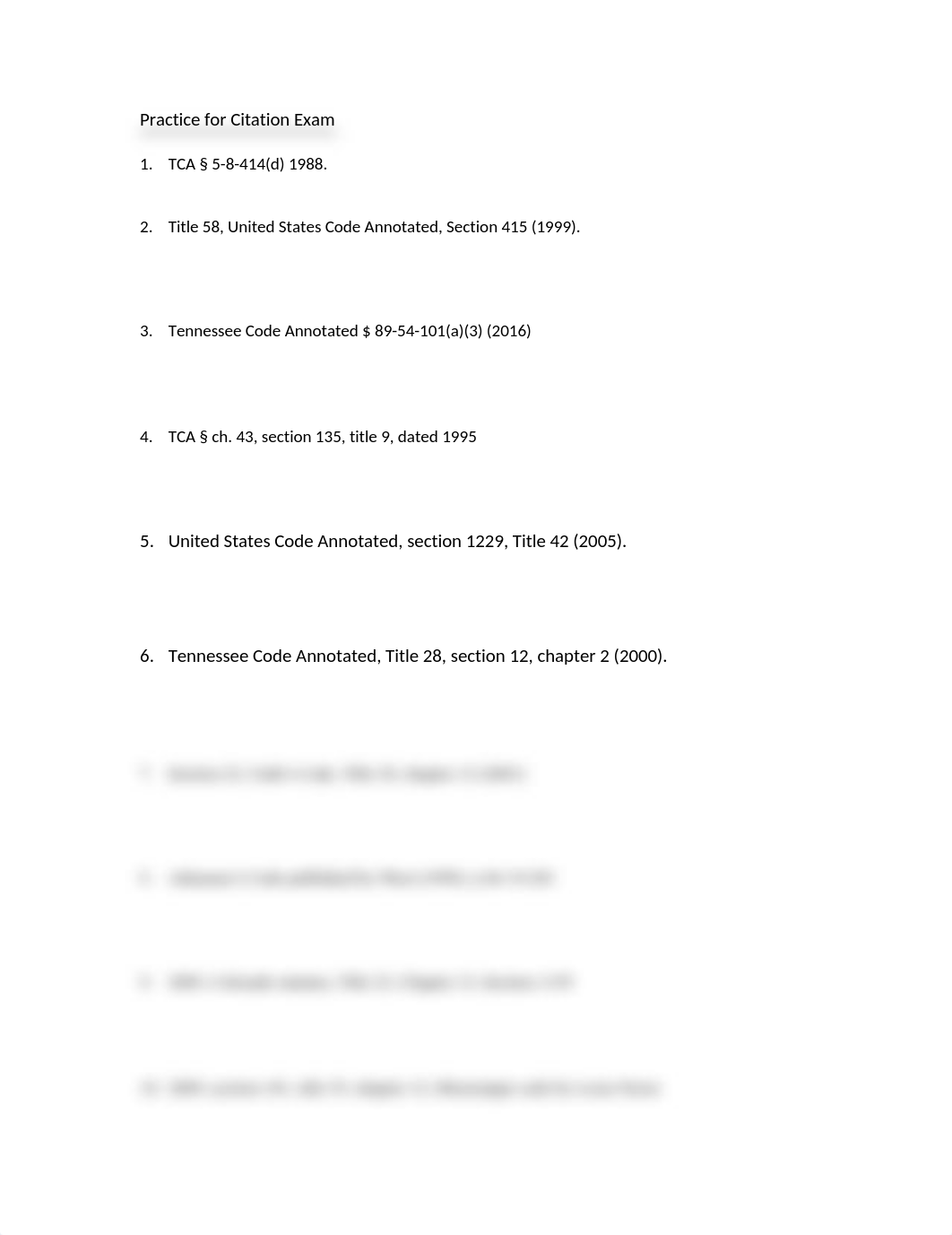 Statutes Bluebook Exercise practice for Citation Exam.docx_d5o14m095pa_page1