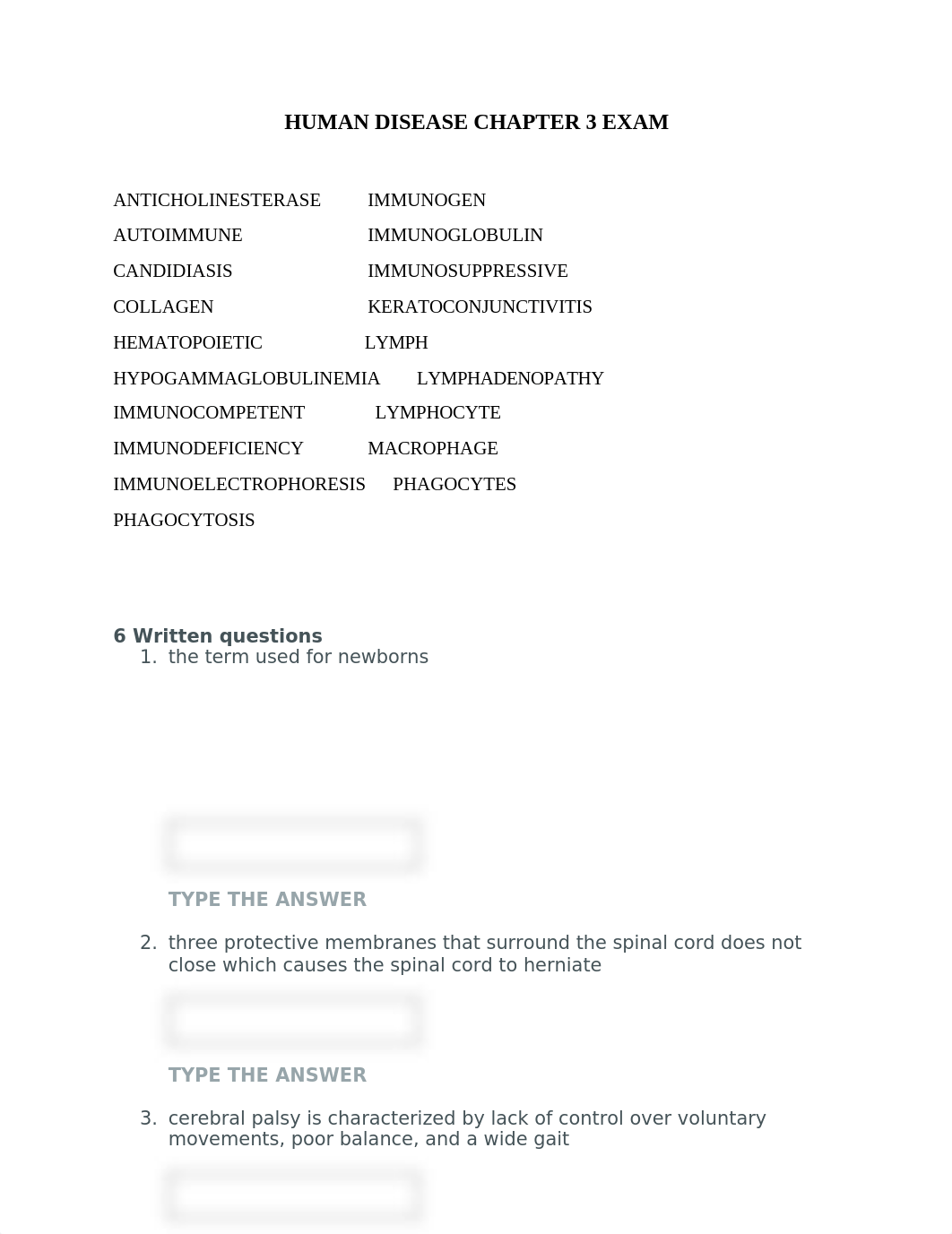 HUMAN DISEASE CHAPTER 3 EXAM.doc_d5o4r24gptt_page1