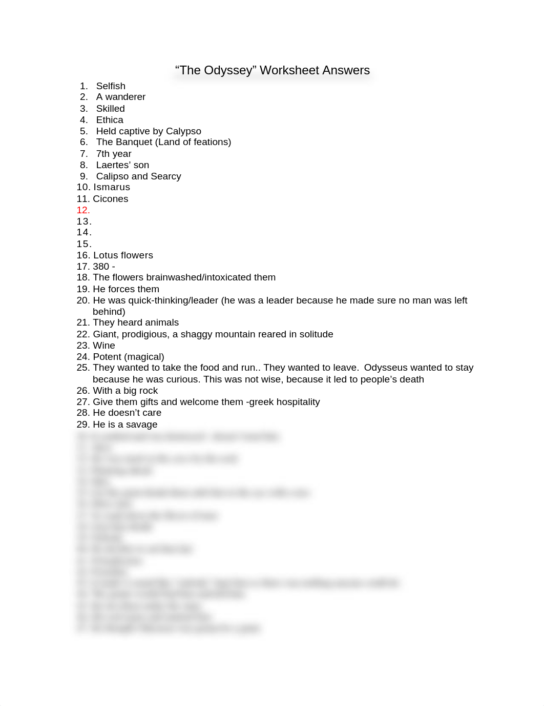 "The Odyssey" Worksheet Answers.docx_d5o686m590q_page1