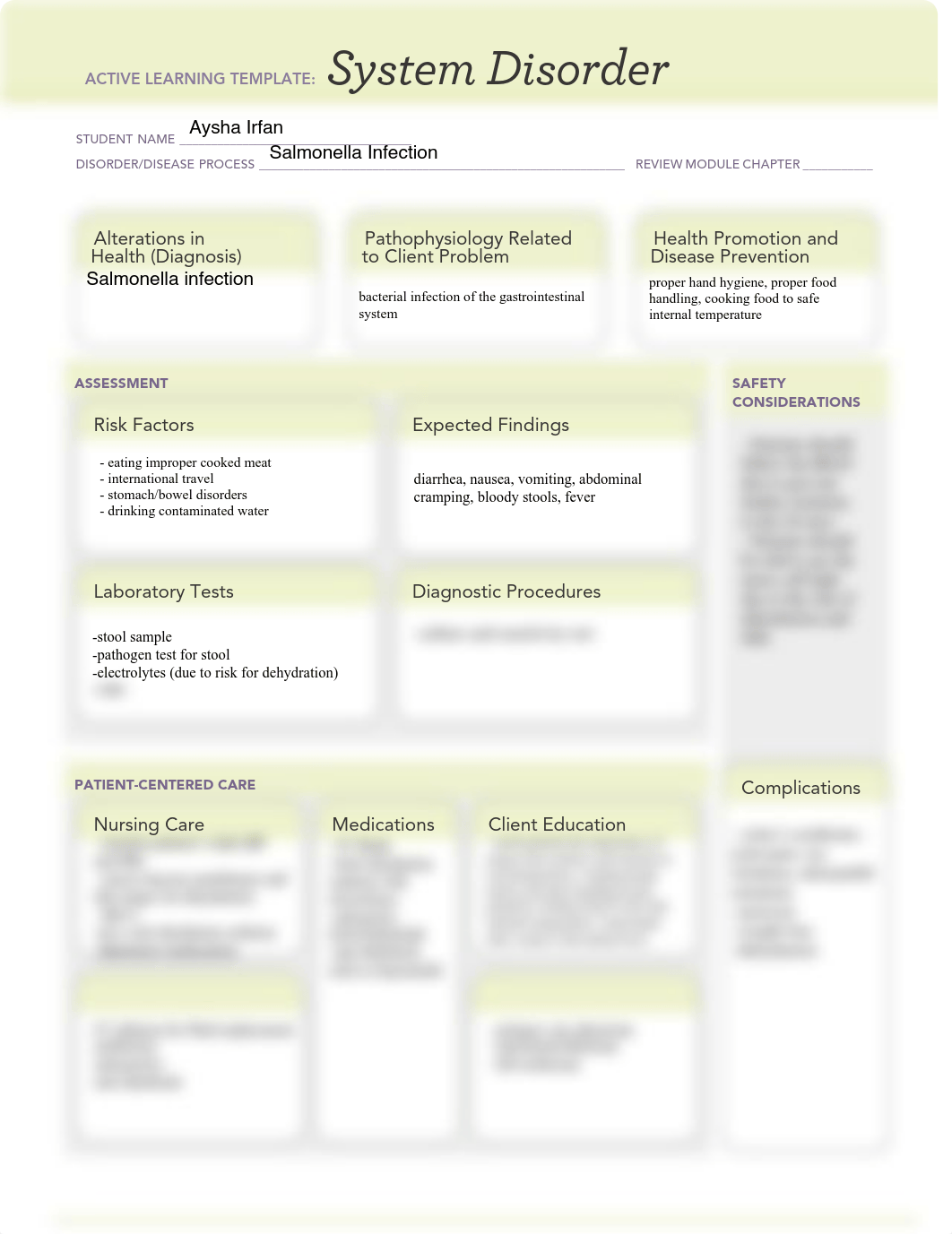 ATI Salmonella Infection System Disorder.pdf_d5o8i3jvk2u_page1