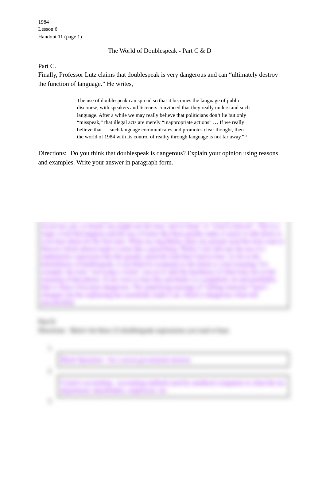 The World of Doublespeak - Part C&D.pdf_d5oe2g0xm40_page1