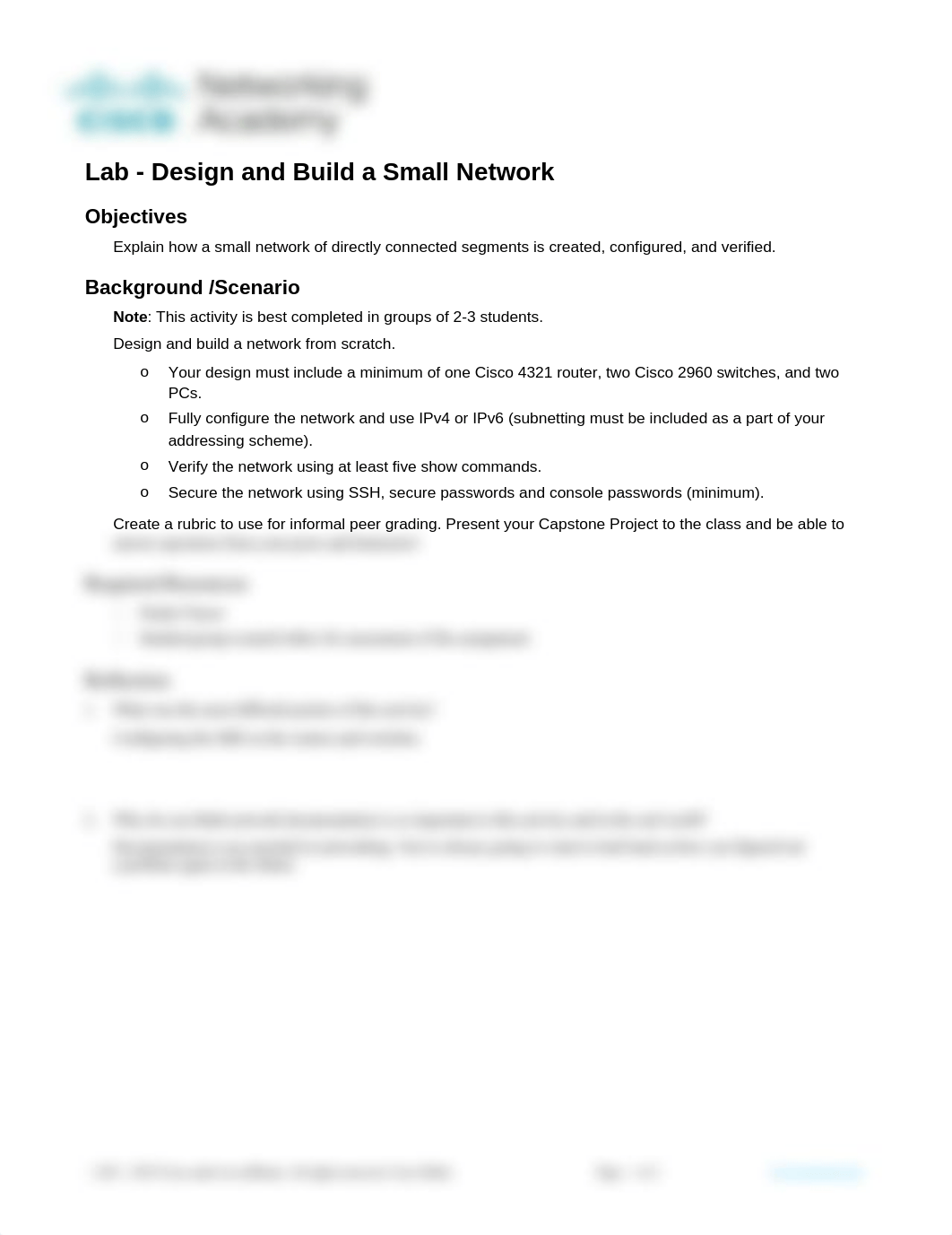 17.8.1 Lab - Design and Build a Small Network.docx_d5ot6d673h2_page1