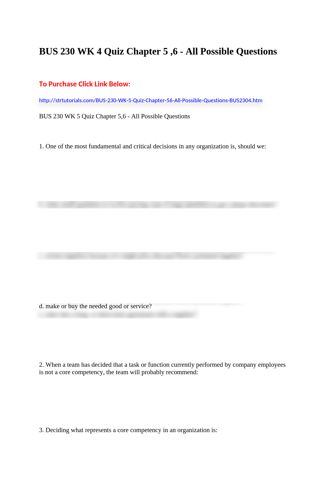 BUS 230 WK 4 Quiz Chapter 4 - All Possible Questions (2)_d5ou1cxv3qs_page1