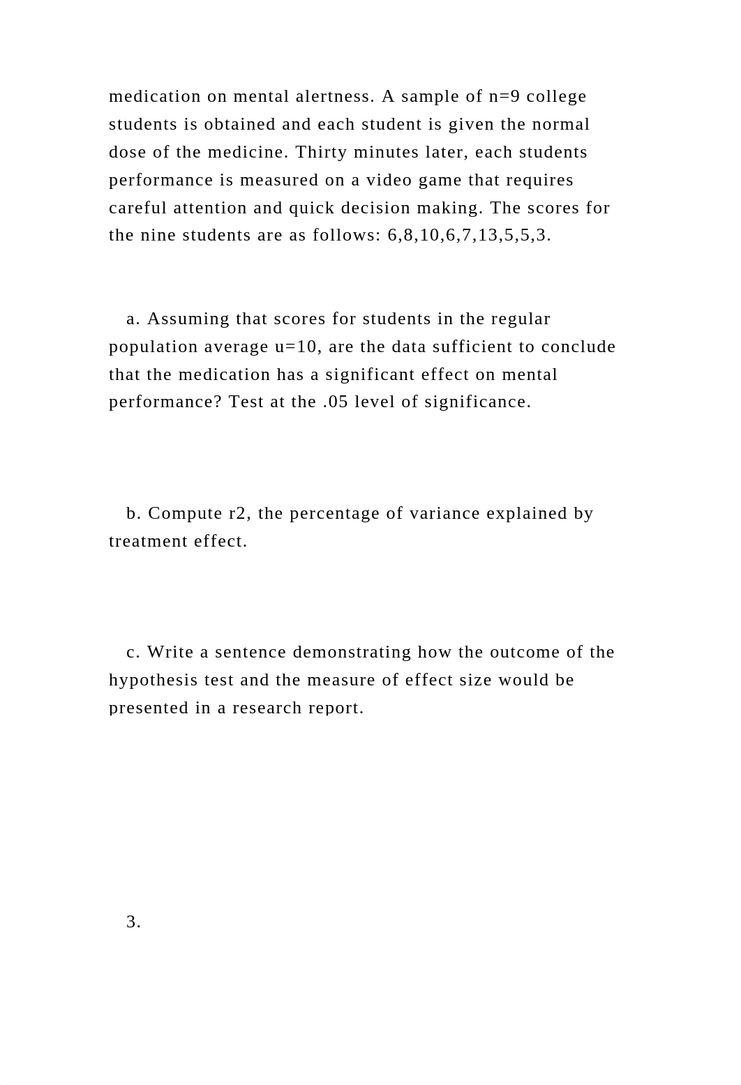 1.A sample is selected from a population with µ = 80. After a t.docx_d5p1yslmg25_page3