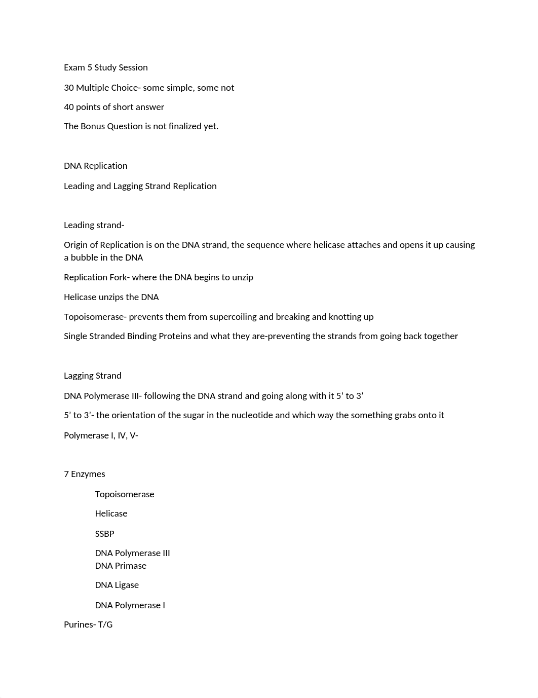 BIO 111 Exam 5 Study Guide.docx_d5p2s7fv9c6_page1