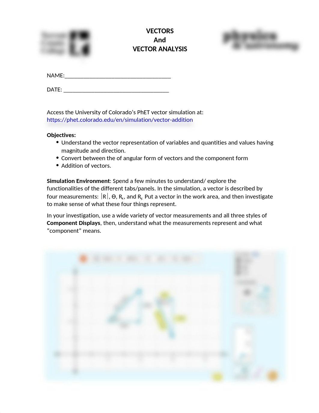 Vectors & Vector Analysis Online Laboratory Assignment - First Draft.doc_d5p8pwhlmgw_page1