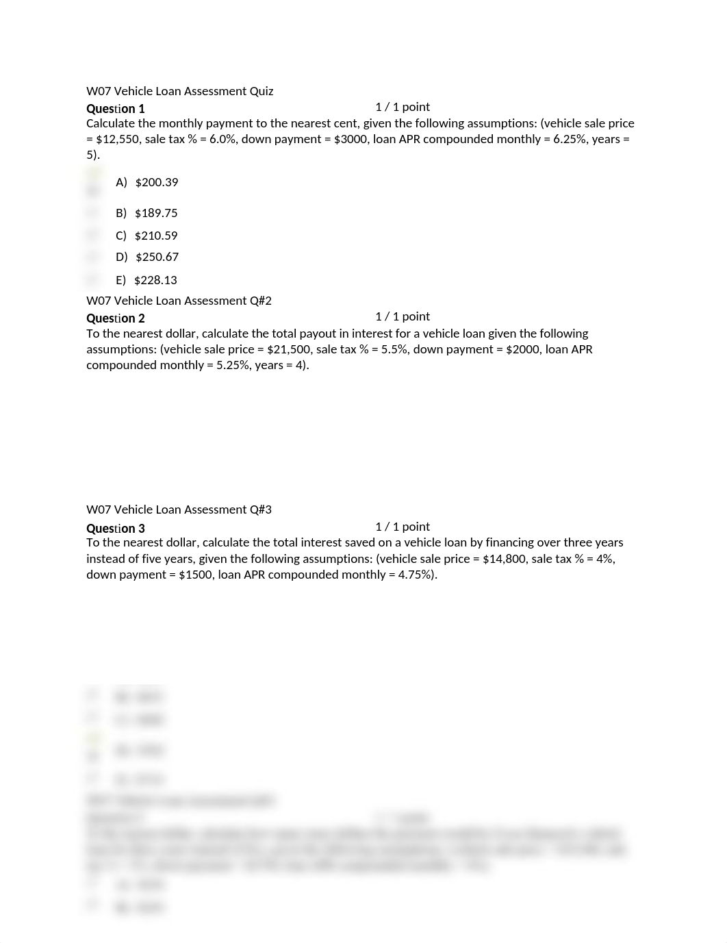 Vehicle Loan Assessment Quiz.docx_d5par34q97p_page1