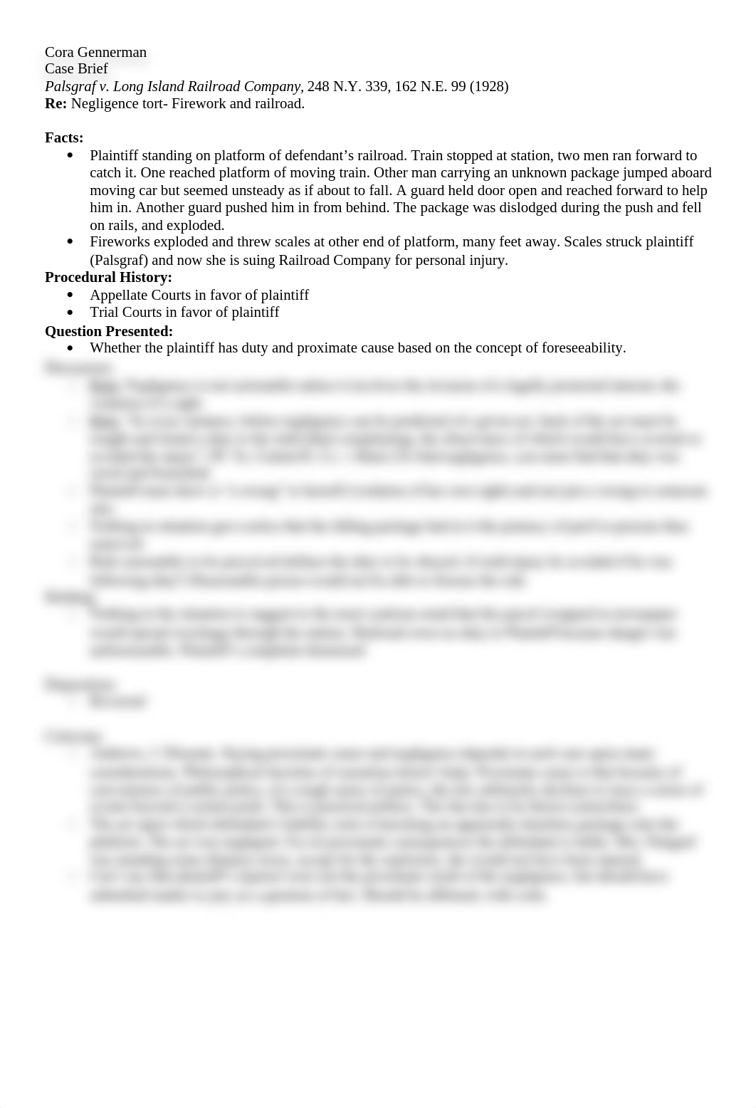 negligence tort case brief.docx_d5pgdtneoh3_page1