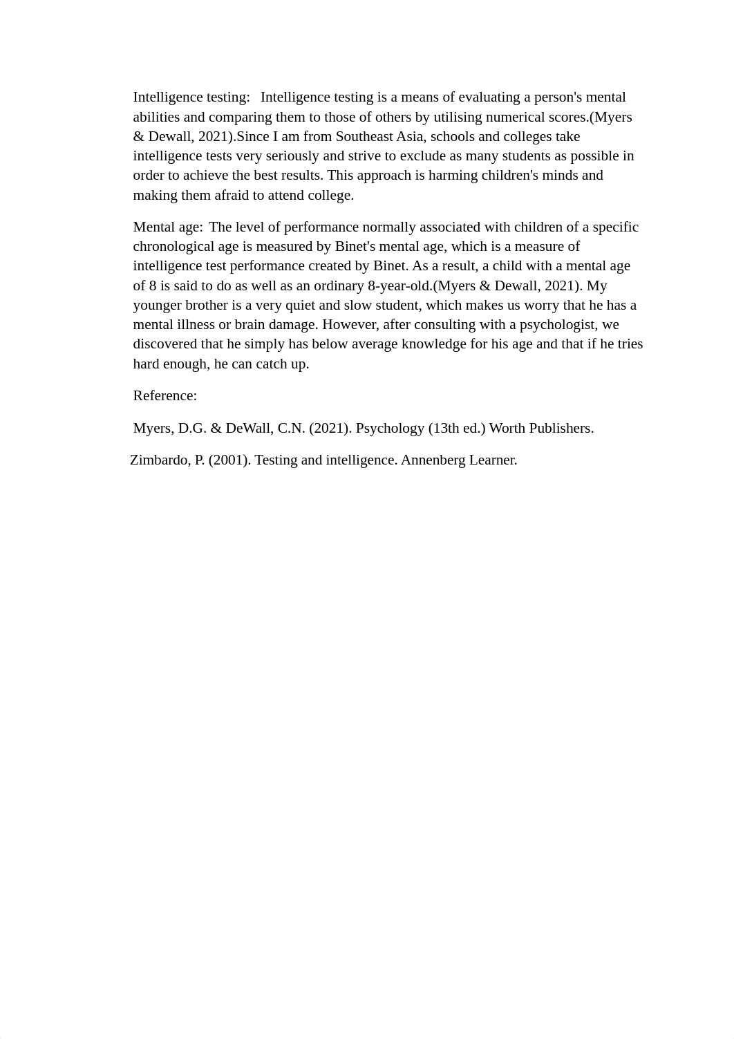 Distinguish between aptitude and achievement tests and explain the meanings of reliability and valid_d5phmrbv758_page2