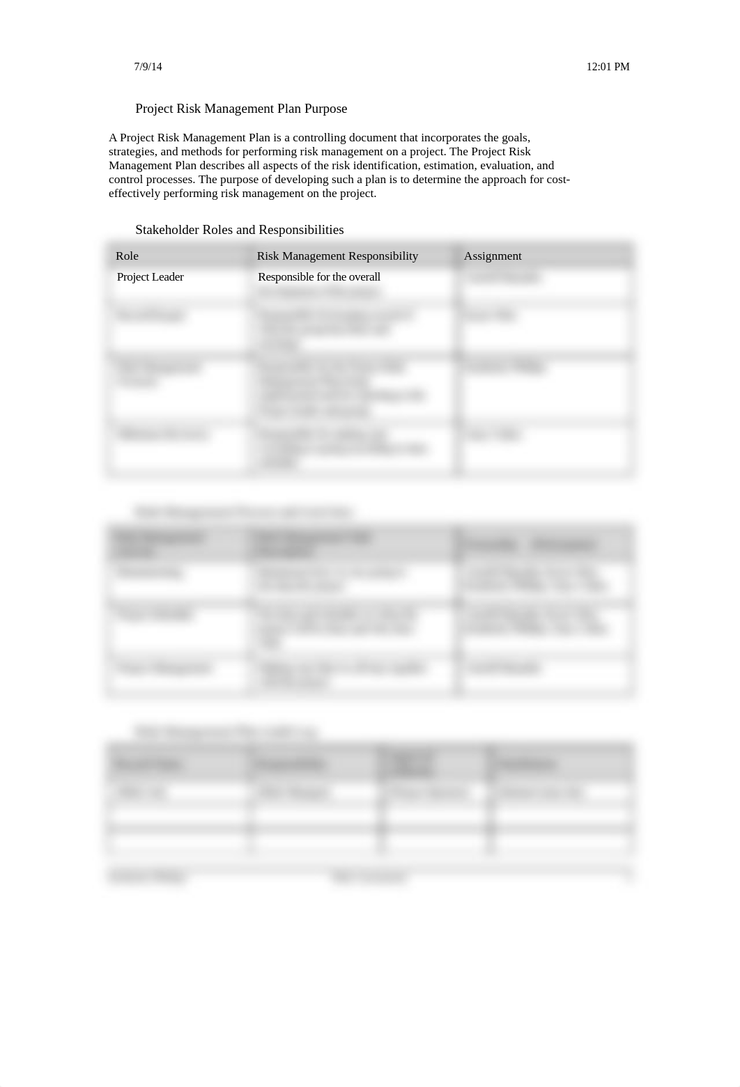 Project Risk Management Plan_d5ps201isk2_page2