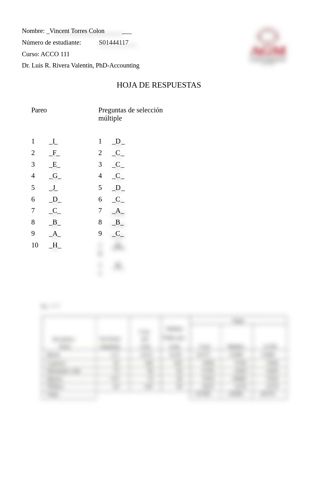 ACCO 111 - Hoja de Respuestas Examen Final (Problema #3, Pareo y Preguntas de Selección Múltiple).do_d5q56xwvjng_page1