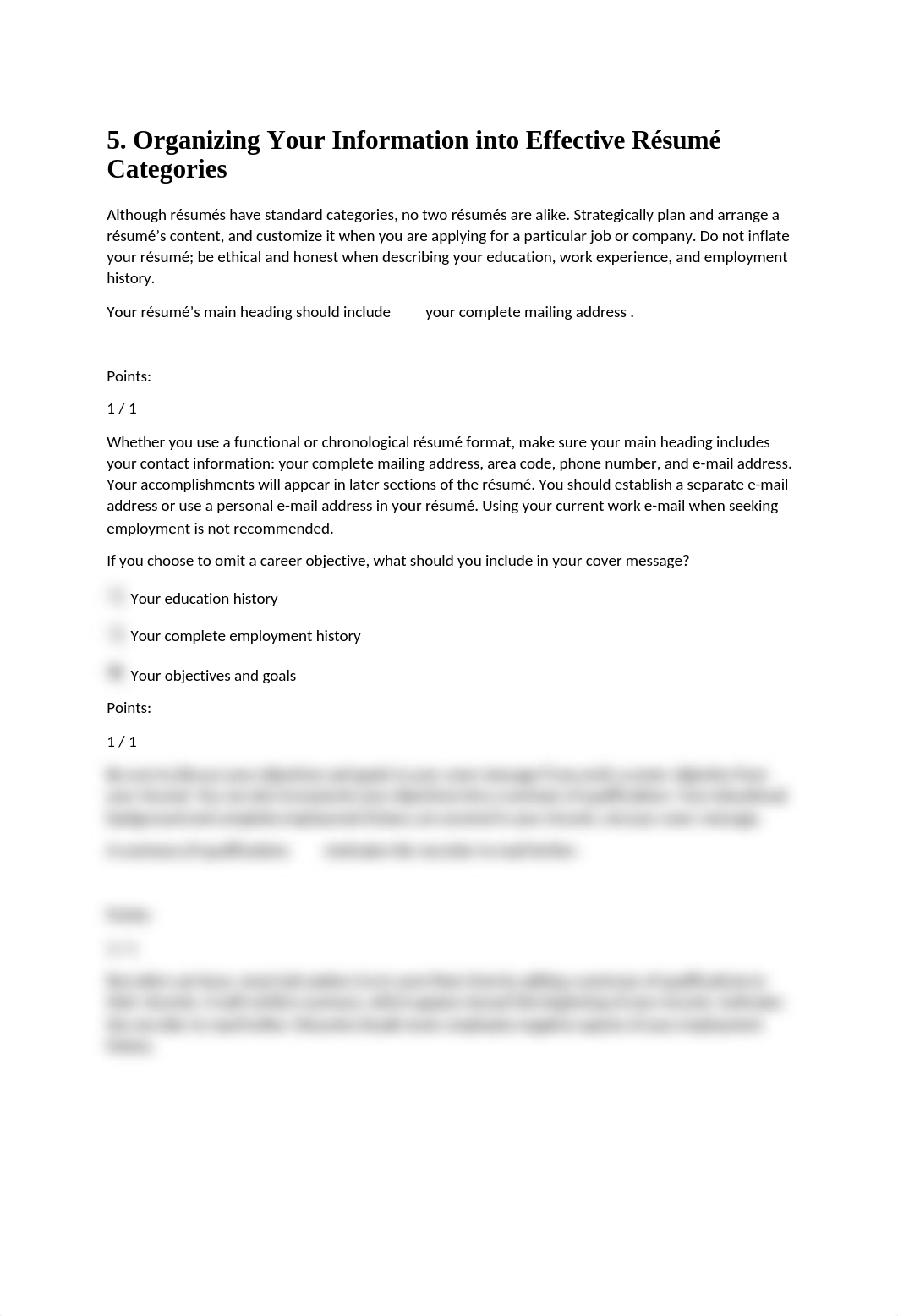 Chapter 15 - Organizing Your Information into Effective Résumé Categories.docx_d5q7lq8afn2_page1