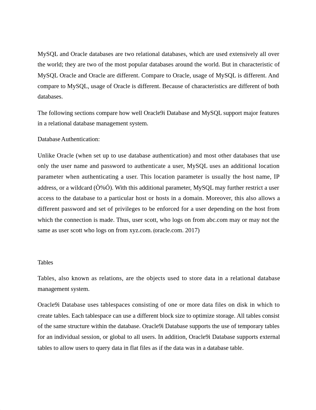 MySQL and Oracle databases are two relational databases.docx_d5q952a1nfp_page1