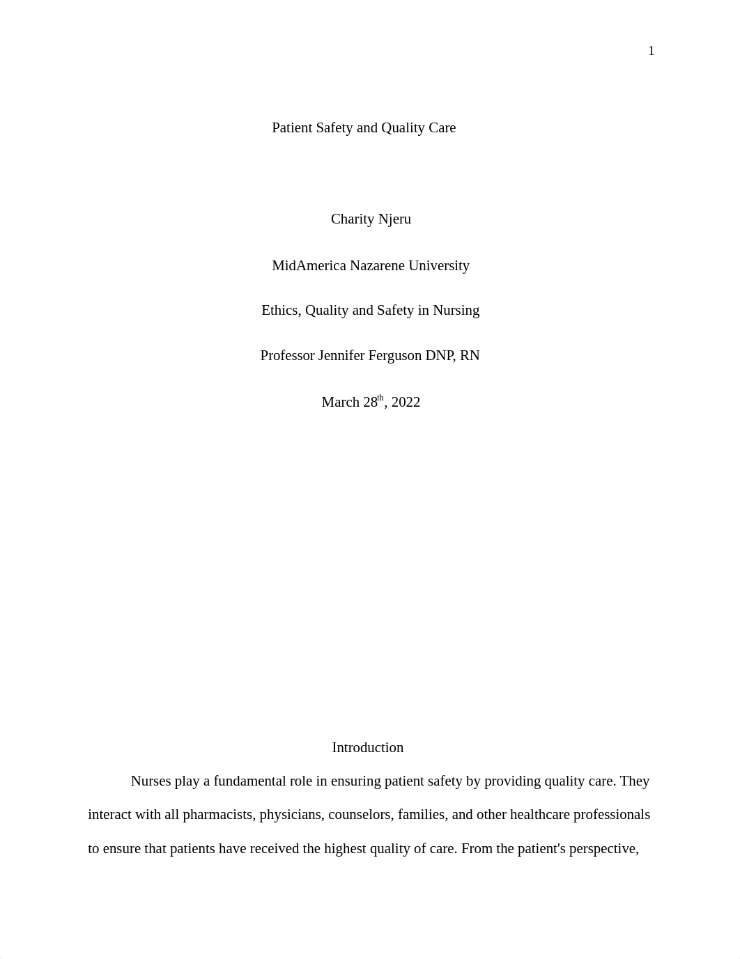 Patient Safety and Quality Care Paper.docx_d5qcip07exg_page1