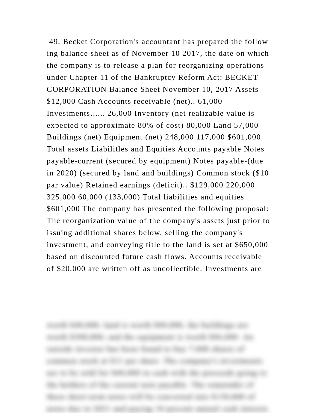 49. Becket Corporations accountant has prepared the follow ing balan.docx_d5qeofojuqr_page2