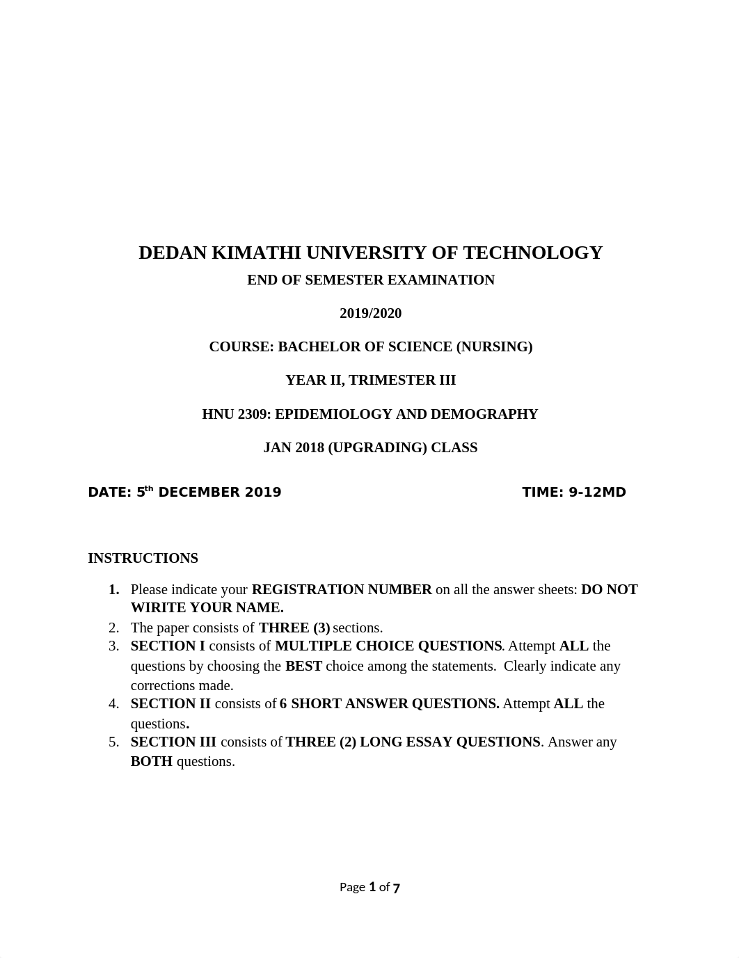 HNU 2309- EPI AND DEMOGRAPHY.docx_d5qh3zxhhdv_page1