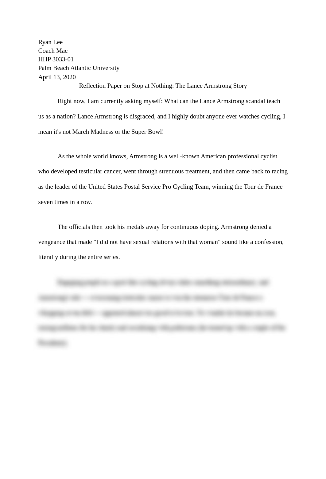 Reflection Paper on Stop at Nothing: The Lance Armstrong Story.pdf_d5qml4kuck6_page2