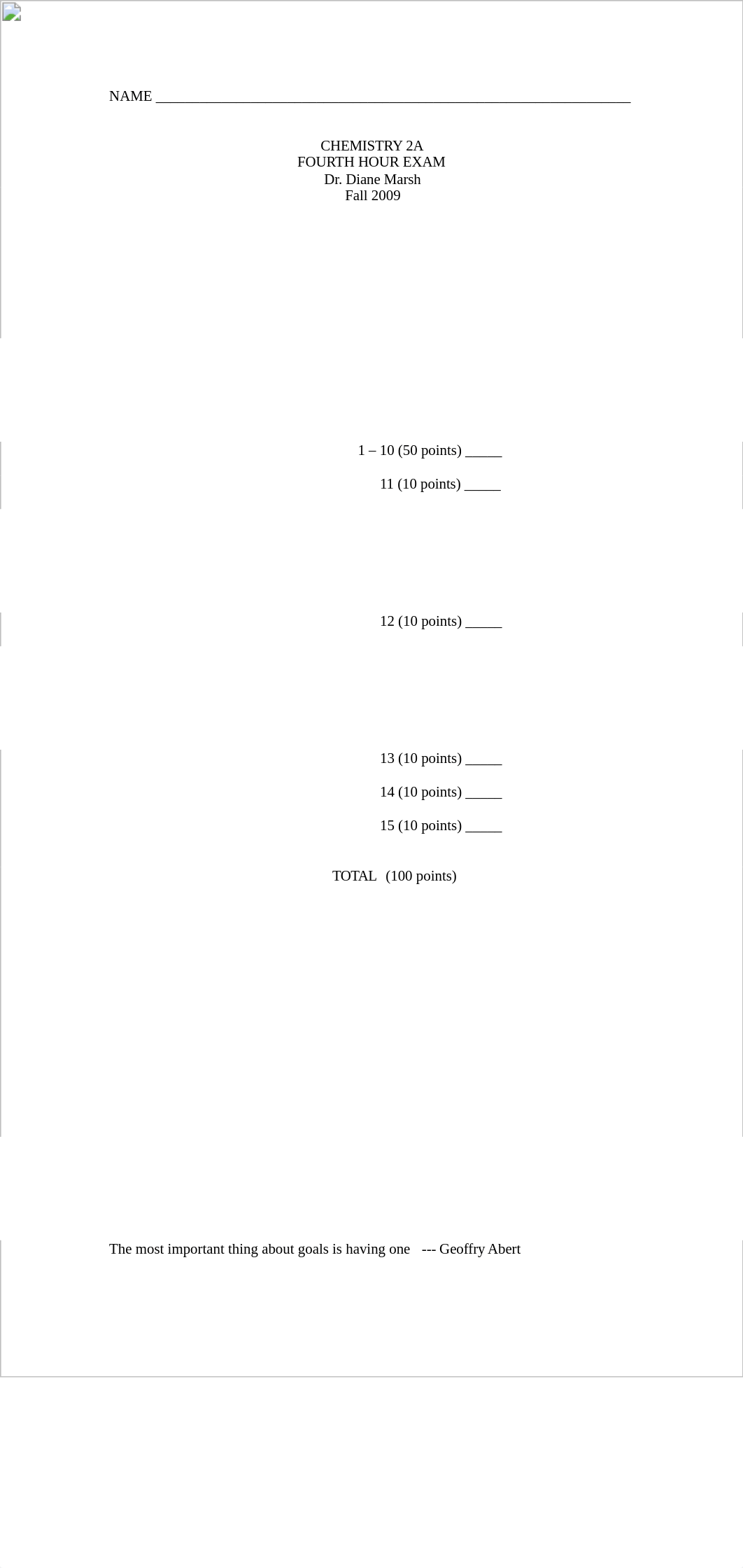 chemistry 2a fourth midterm exam f09v2 (1)_d5qtuwsgiot_page1