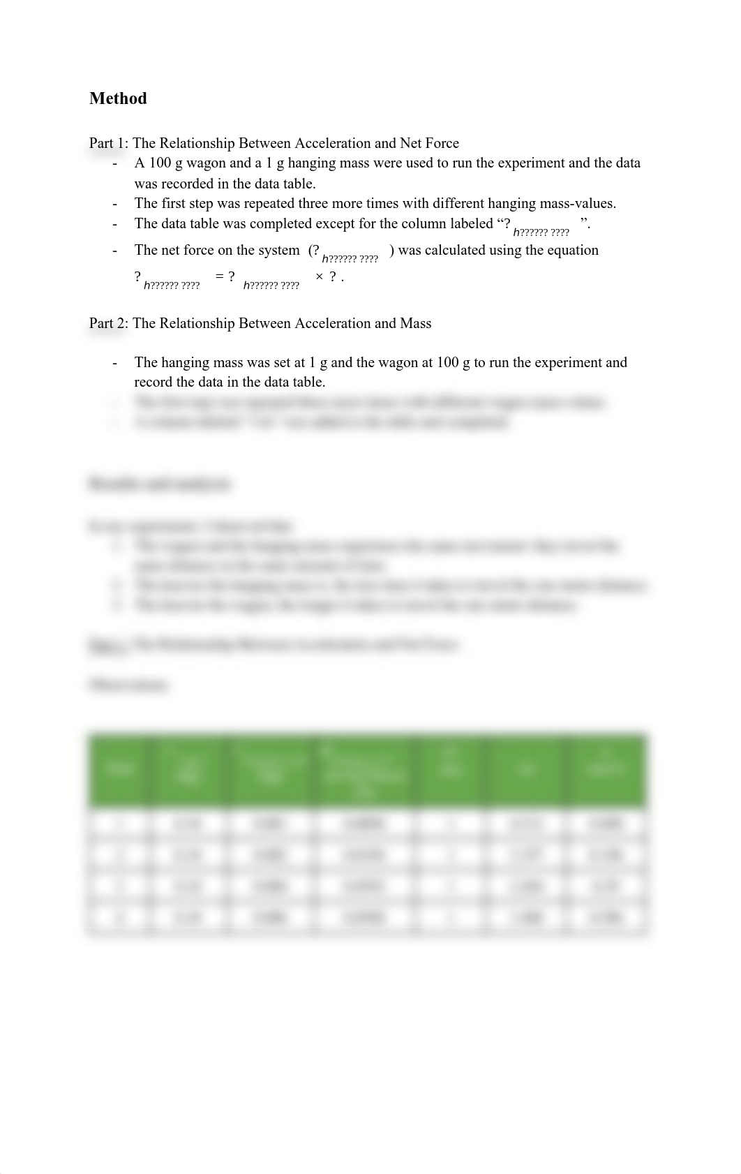 Lab Report_ Net Force, Mass and Acceleration (1).pdf_d5qw9nqytoz_page2