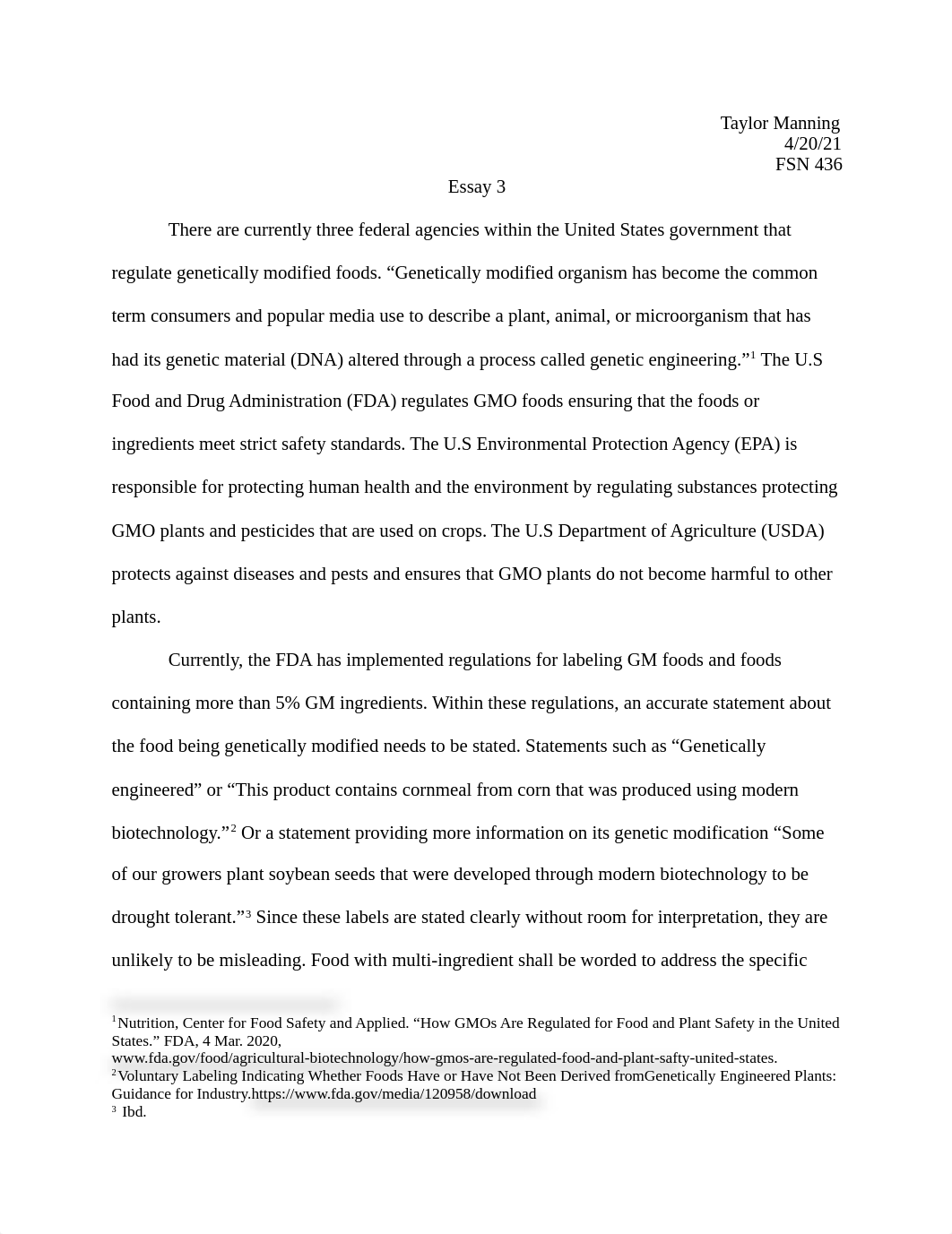 FSN 436 Essay 3.pdf_d5r1n9s0fmr_page1