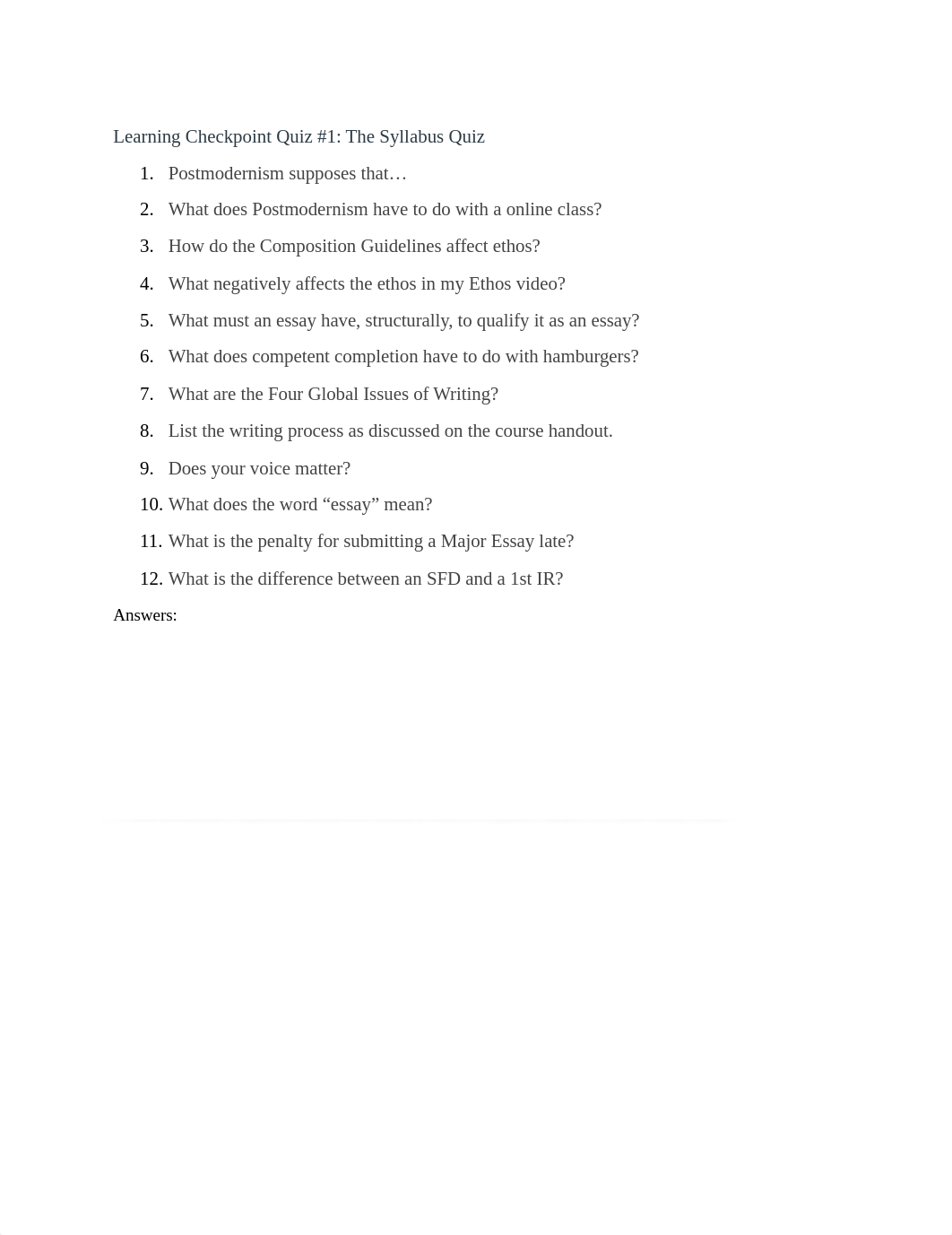 Learning Checkpoint Quiz Answers.docx_d5r31fhd0xh_page1