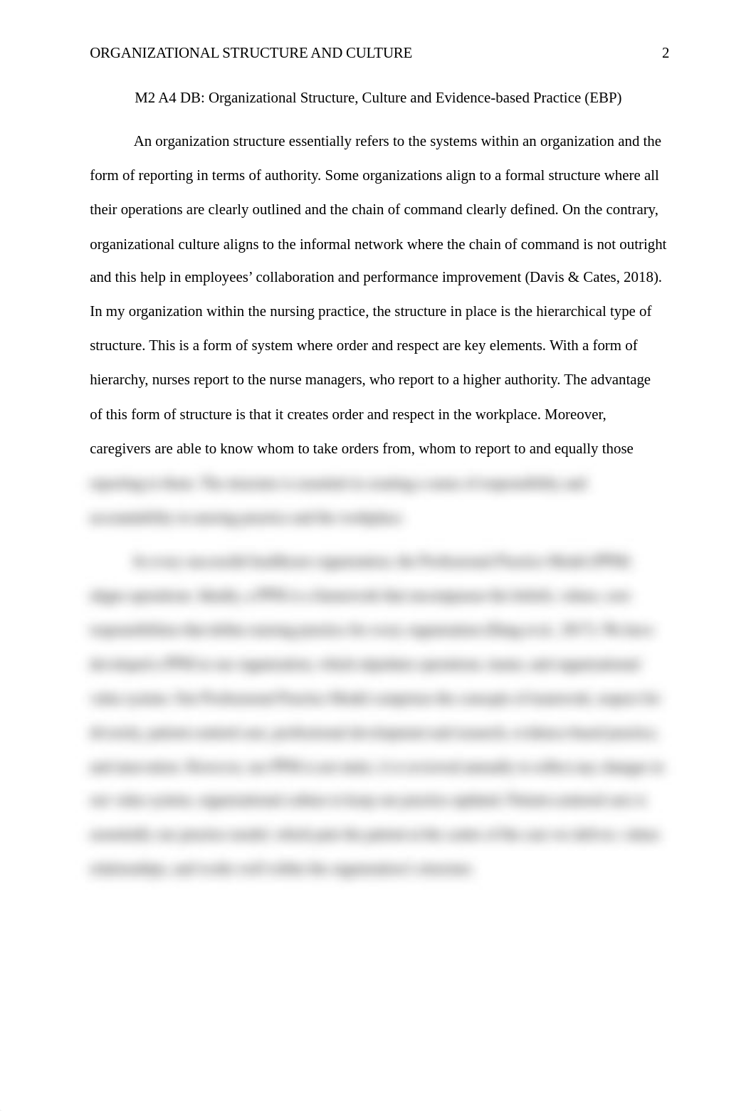 M2 A4 DB- ORGANIZATIONAL STRUCTURE, CULTURE AND EVIDENCE-BASED PRACTICE.docx_d5r57dscwj0_page2