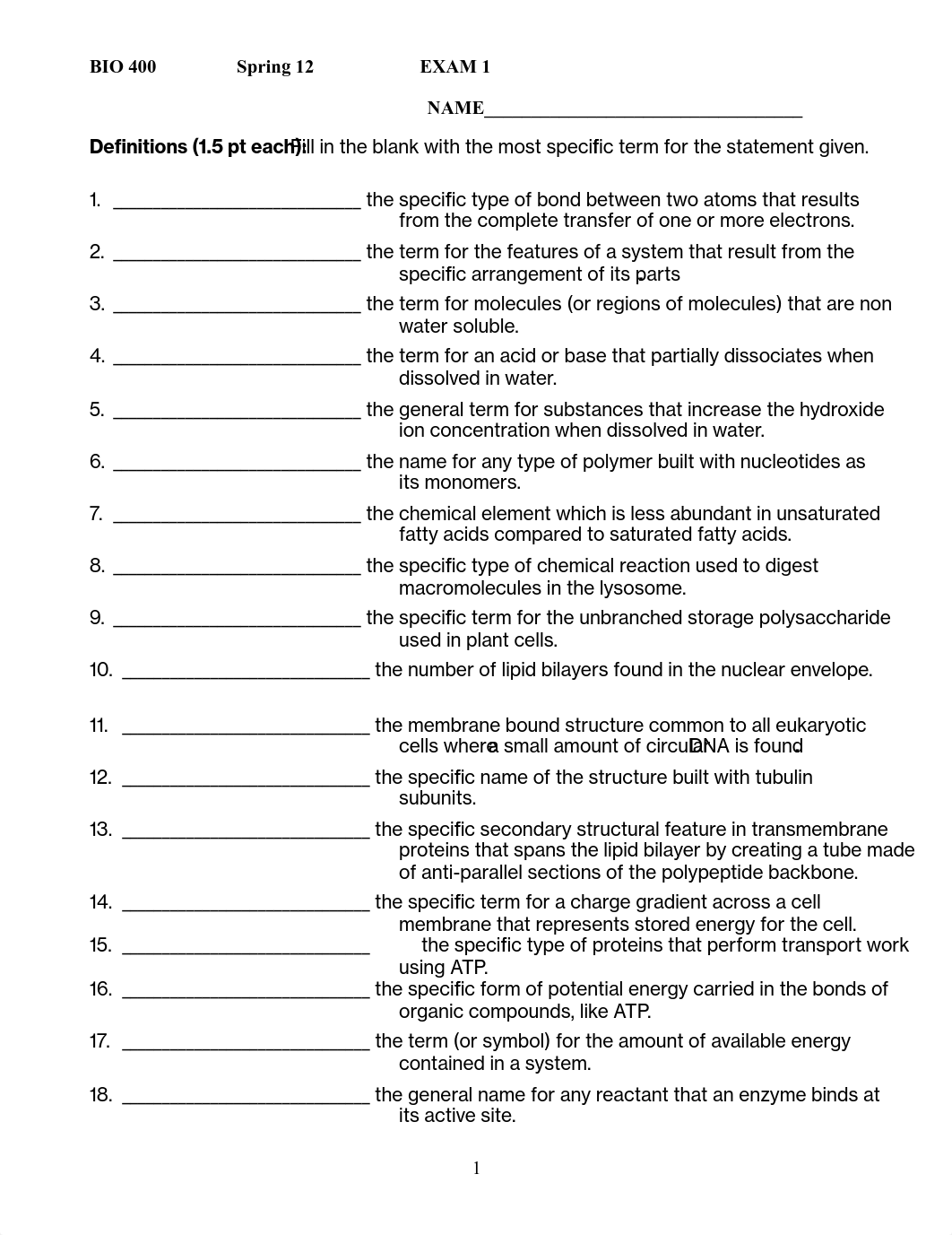 BIO 400 Exam 1 S12_d5rjv3ta819_page1