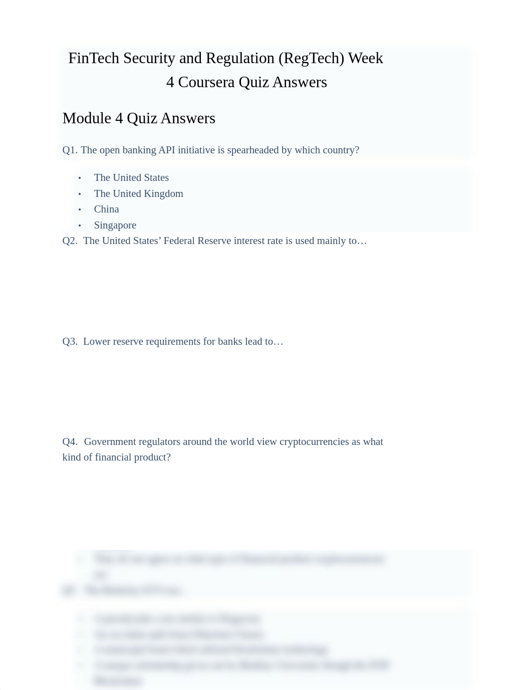 FinTech Security and Regulation - Week-4 Quiz.pdf_d5rsvodboee_page1