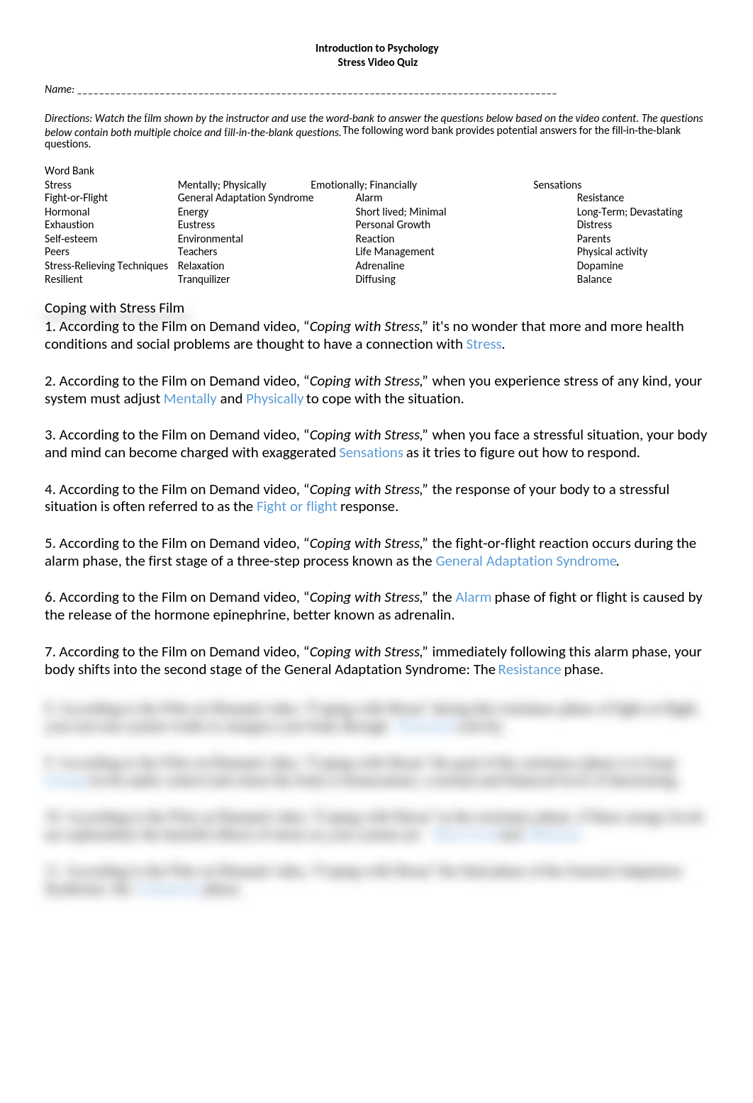 14 - Film - Intro- Stress - Coping with Stress.docx_d5rsyfym74w_page1