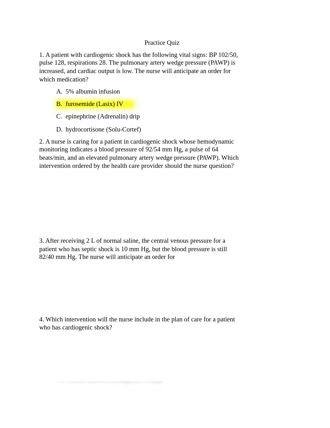 Practice Quiz for Exam 1.Brett Showalter.docx_d5ry2g7pp62_page1